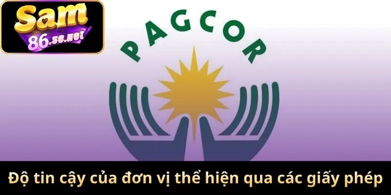 Độ tin cậy của đơn vị thể hiện qua các giấy phép