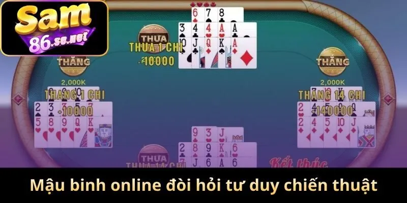 Mậu binh online tại Sam86 đòi hỏi tư duy chiến thuật